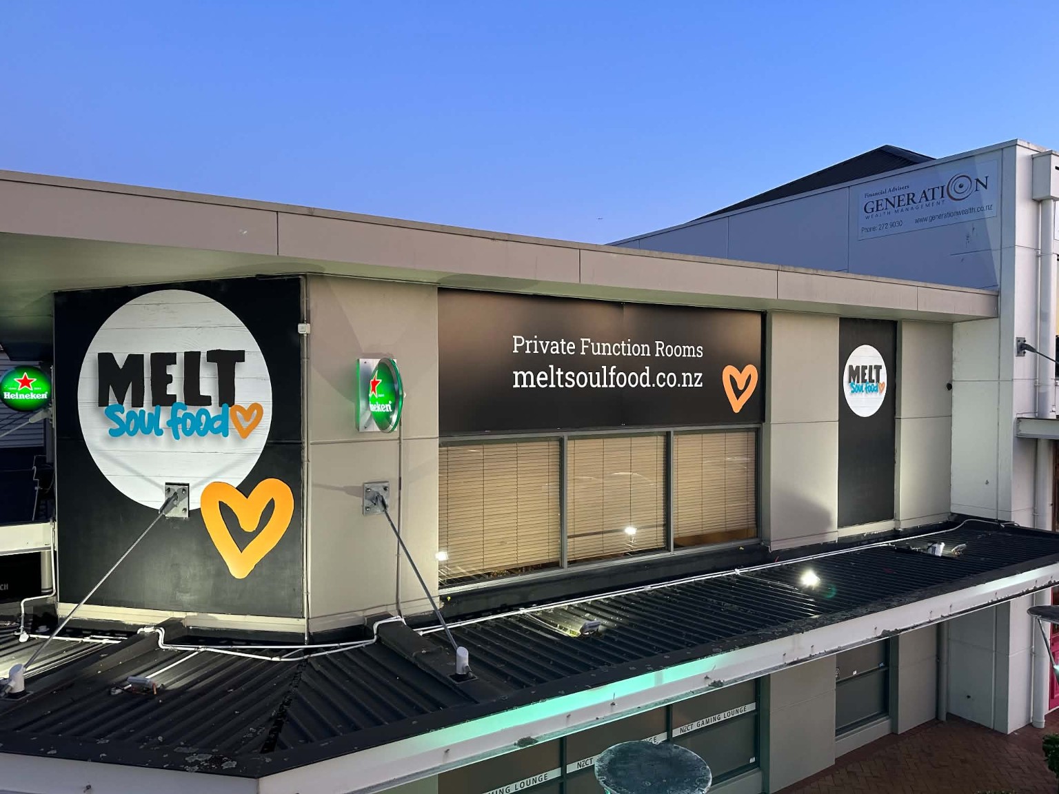 Melt Soul Food exterior signage